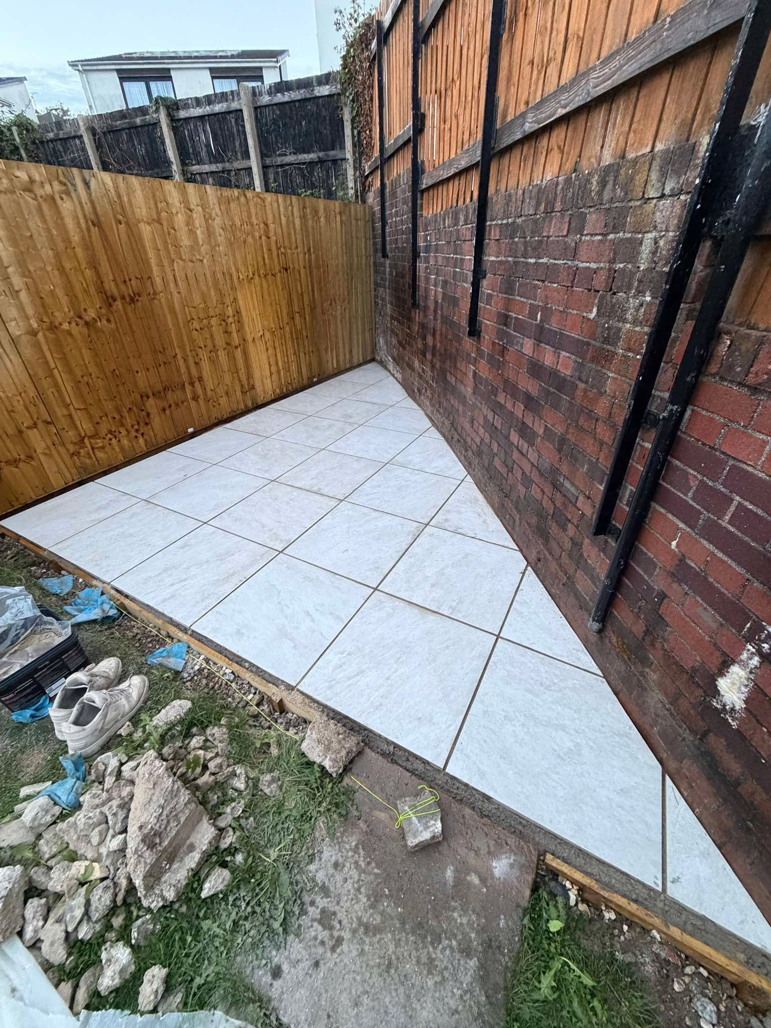 Garden after