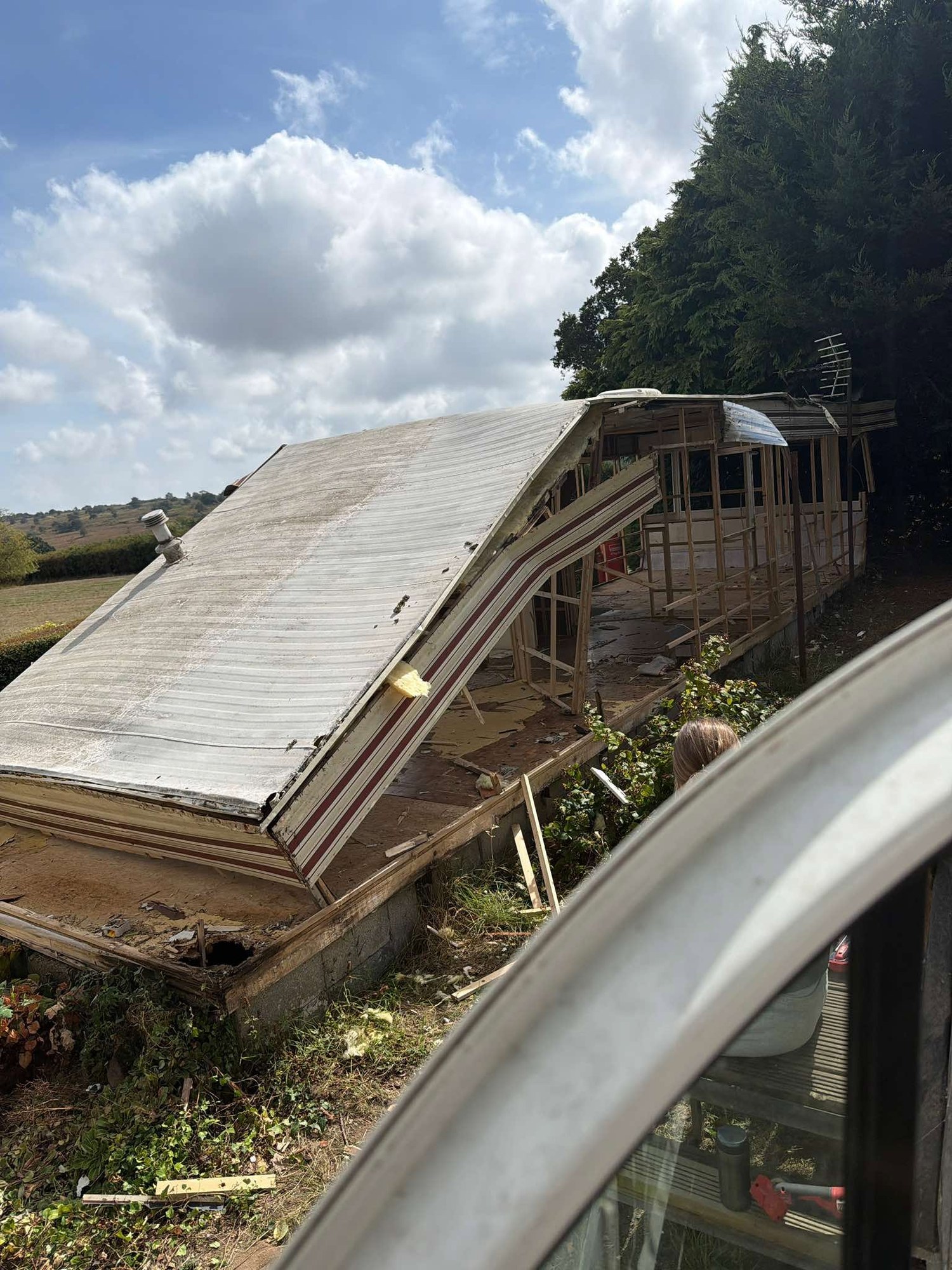 Small-Scale Demolition of an outbuilding